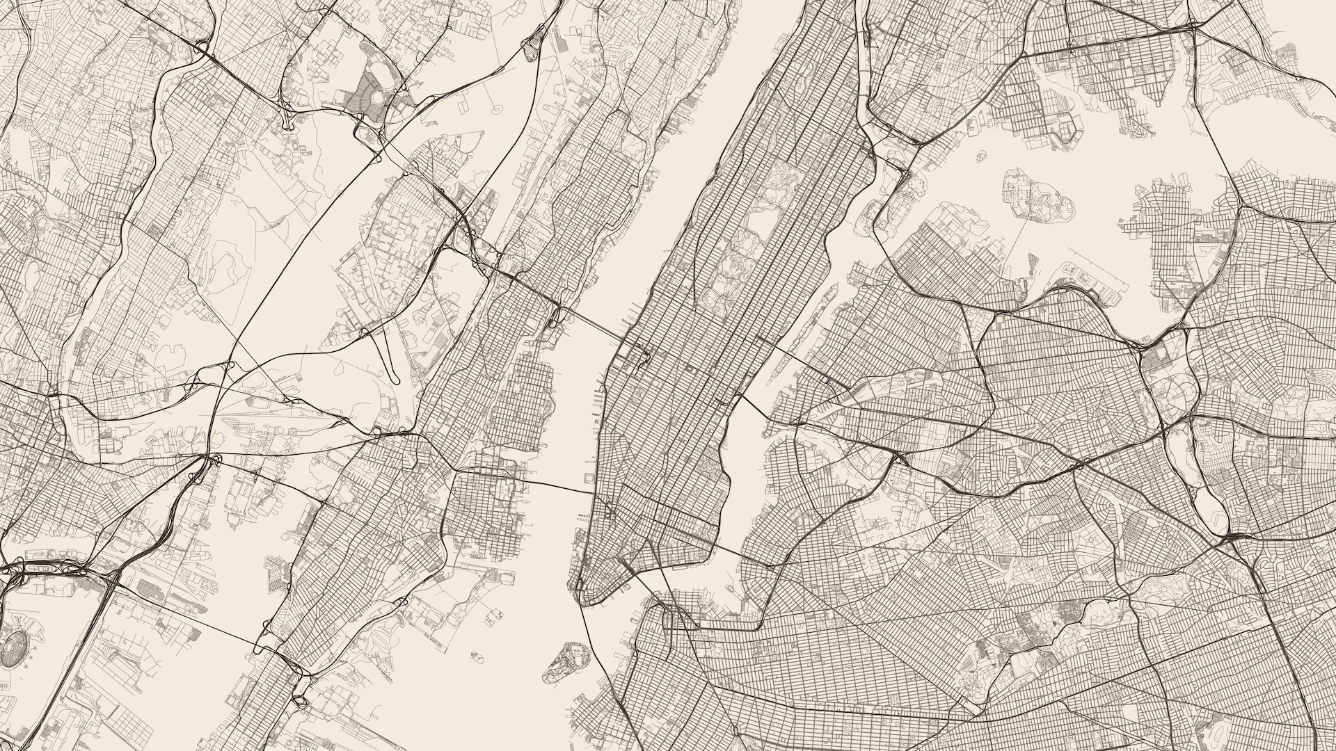 Roads New York free wallpaper preview